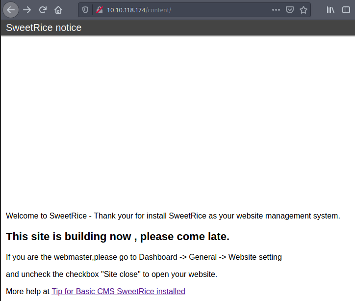 Basic-CMS building page